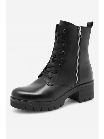 Lasocki Leder-Stiefeletten in Schwarz