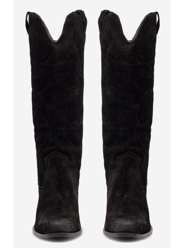 Lasocki Leder-Stiefel in Schwarz