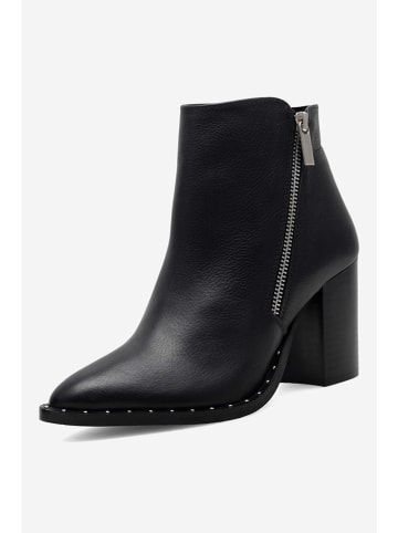 Lasocki Leder-Stiefeletten in Schwarz