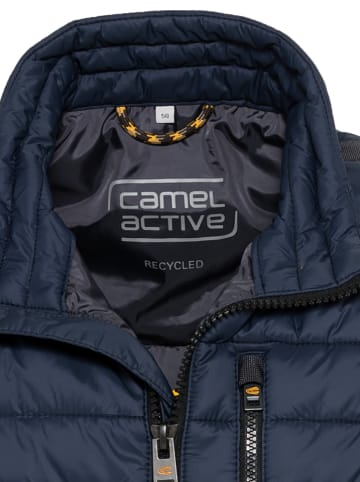 Camel Active Kamizelka pikowana w kolorze granatowym
