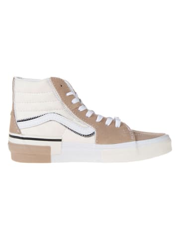 Vans Leder-Sneakers "SK8 Reconstruct" in Braun/ Creme