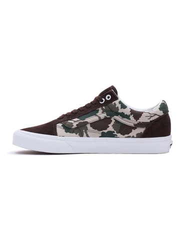 Vans Sneakers "Old Skool" bruin/crème