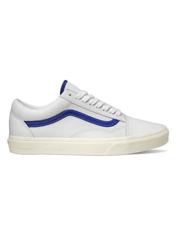 Vans Leder-Sneakers "Old Skool" in Weiß