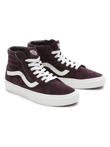 Vans Leder Sneakers SK8 Hi Reissue Side Zip in Braun gunstig kaufen limango