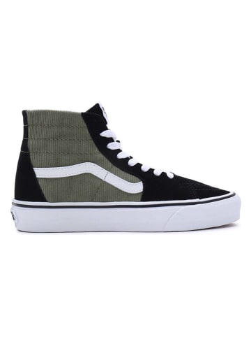Vans Leder-Sneakers "SK8-Hi Tapered" in Schwarz/ Khaki