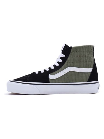 Vans Leder-Sneakers "SK8-Hi Tapered" in Schwarz/ Khaki