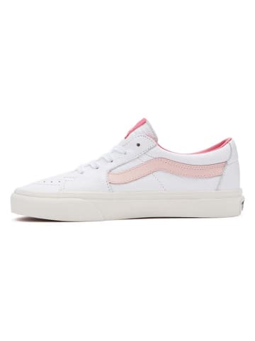 Vans Leren sneakers "SK8-Low" wit/lichtroze