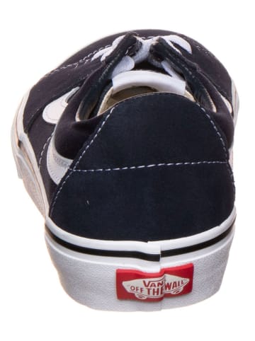 Vans Skórzane sneakersy "SK8-Low" w kolorze granatowym