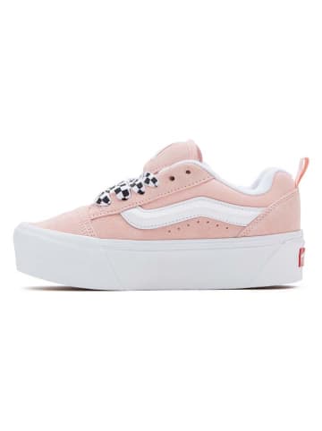 Vans Leder-Sneakers "Knu Stack" in Rosa