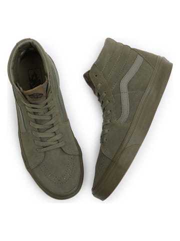 Vans Leren sneakers "SK8-Hi" kaki