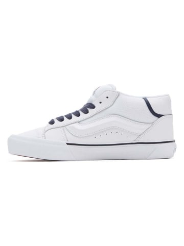 Vans Leder-Sneakers "Knu Mid" in Weiß