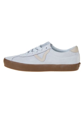 Vans Leder-Sneakers "Sport Low" in Hellblau
