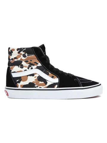Vans Leren sneakers "SK8-Hi" zwart/lichtbruin