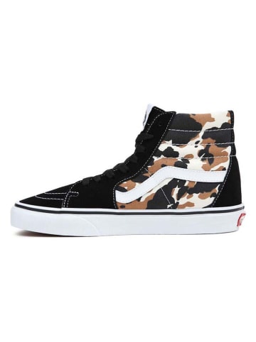 Vans Leren sneakers "SK8-Hi" zwart/lichtbruin