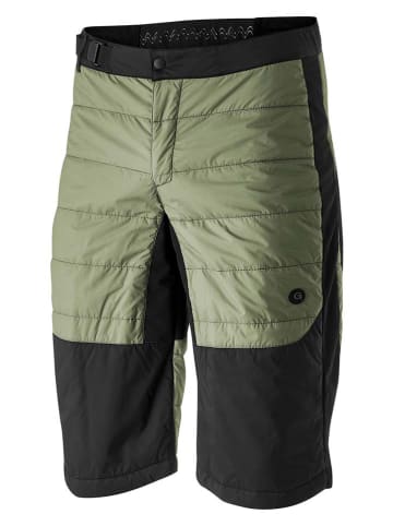 Gonso Fietsshort "Trail" zwart/kaki