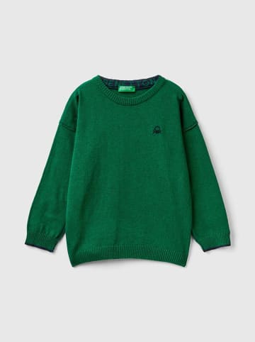 Benetton Trui donkergroen