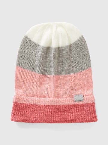 Benetton Beanie grijs/lichtroze