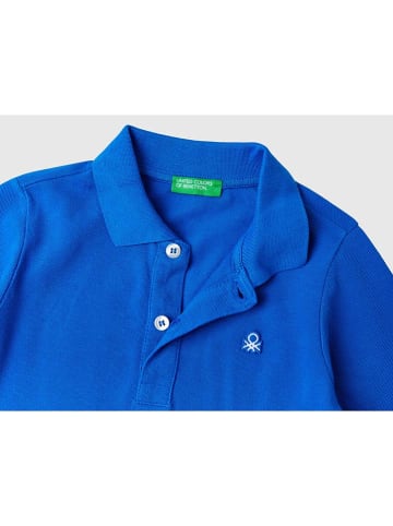 Benetton Poloshirt in Blau
