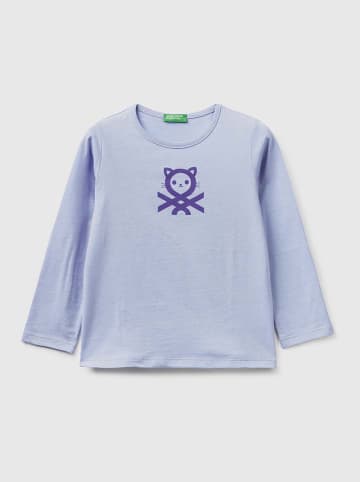Benetton Koszulka w kolorze błękitnym