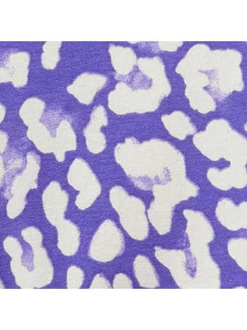 Benetton Legginsy w kolorze biało-fioletowym