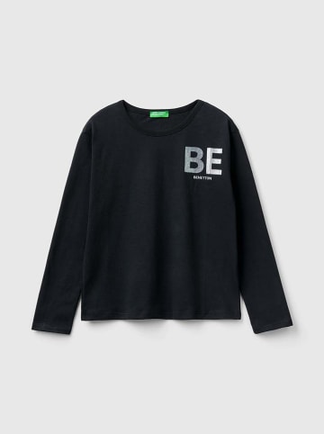 Benetton Longsleeve in Dunkelblau