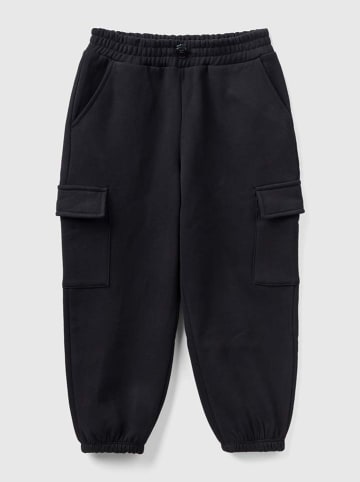 Benetton Sweathose in Schwarz