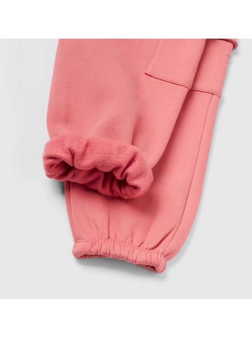 Benetton Spodnie dresowe w kolorze koralowym