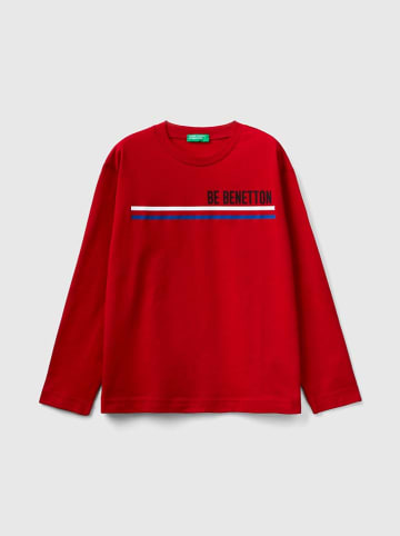 Benetton Longsleeve rood goedkoop kopen limango