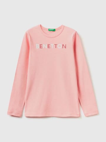Benetton Longsleeve lichtroze