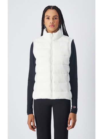 Champion Doorgestikte bodywarmer wit
