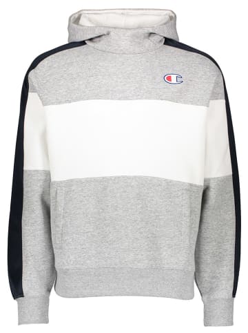 Champion Hoodie in Grau/ Weiß