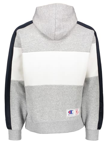 Champion Hoodie in Grau/ Weiß