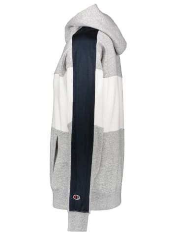Champion Hoodie in Grau/ Weiß
