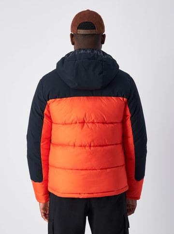 Champion Winterjacke in Rot/ Dunkelblau