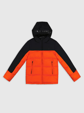 Champion Winterjacke in Rot/ Dunkelblau