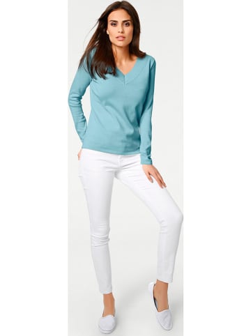 Heine Pullover in Türkis