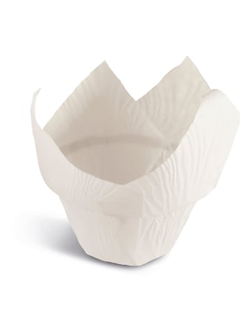 Guardini 2er-Set: Papier-Muffinformen in Weiß - 2x 12 Stück