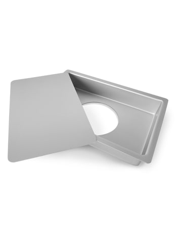 Guardini Bakblik zilverkleurig - (B)28 x (H)18 x (D)5 cm