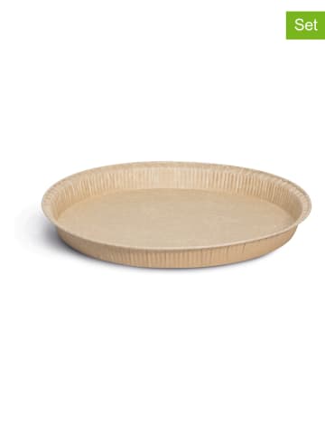 Guardini 2-delige set: papieren gebakvormen beige 2x 2 stuks