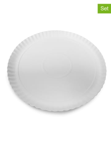Guardini 3-delige set: papieren gebakplaten wit - Ø 31 cm
