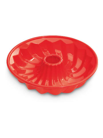 Guardini Silikon-Gugelhupfform in Rot - (H)6 x Ø 24 cm
