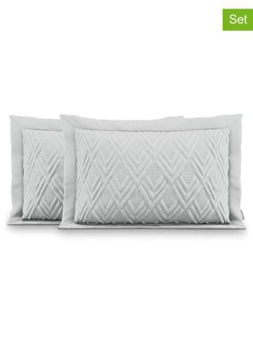 Amelia Home 2er-Set: Kissen "Ophelia" in Silber