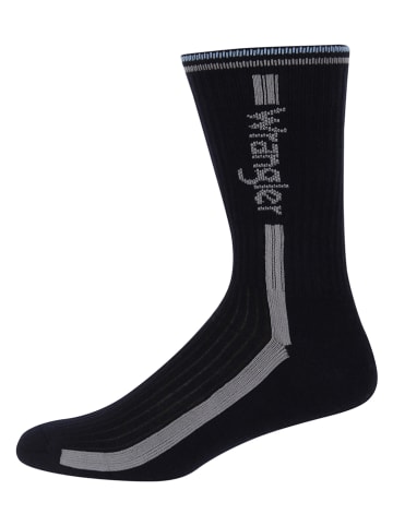 Wrangler 3er-Set: Sportsocken "Coutts" in Dunkelblau/ Grau/ Hellblau
