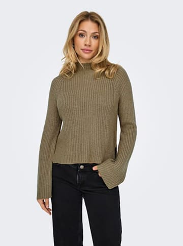 JDY Sweter w kolorze brązowym