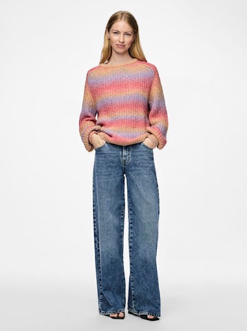 Pieces Pullover in Bunt