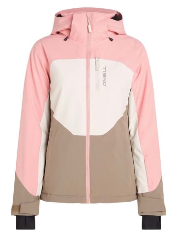 O'Neill Ski-/ Snowboardjacke "Carbonite" in Beige/ Rosa