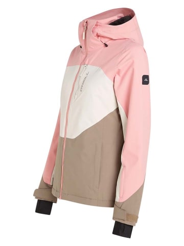 O'Neill Ski-/ Snowboardjacke "Carbonite" in Beige/ Rosa