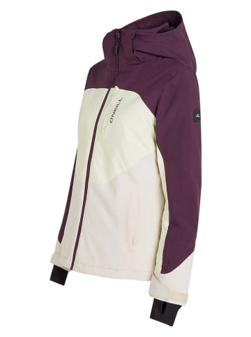 O'Neill Ski-/ Snowboardjacke "Carbonite" in Beige/ Lila