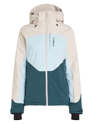 O'Neill Ski-/ Snowboardjacke "Carbonite" in Beige/ Blau