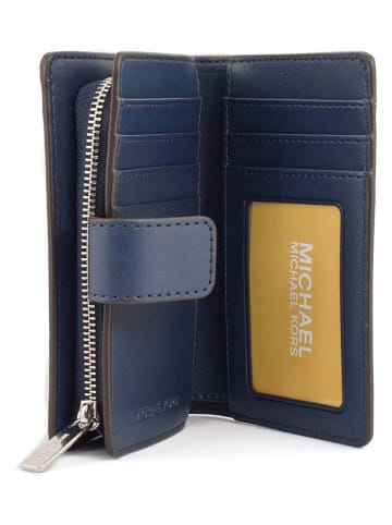 Michael Kors Geldbörse in Dunkelblau - (B)13,5 x (H)9 x (T)4 cm